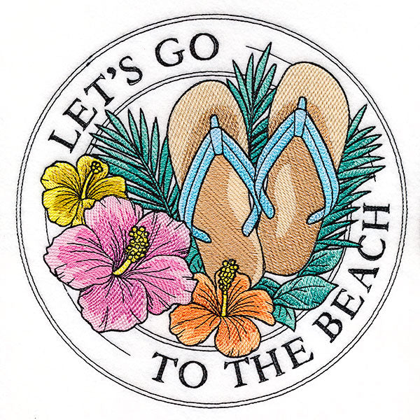 Let's Go to the Beach Stamp