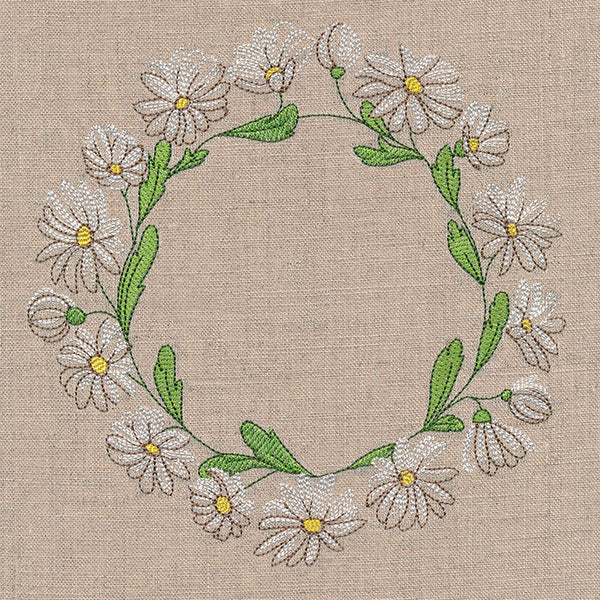 Daisy Crown Wreath