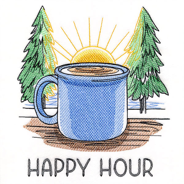 Morning Happy Hour in the Forest