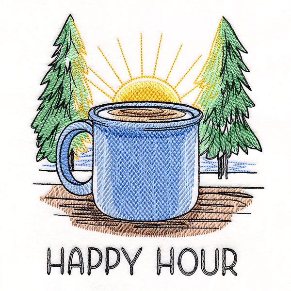 Morning Happy Hour in the Forest