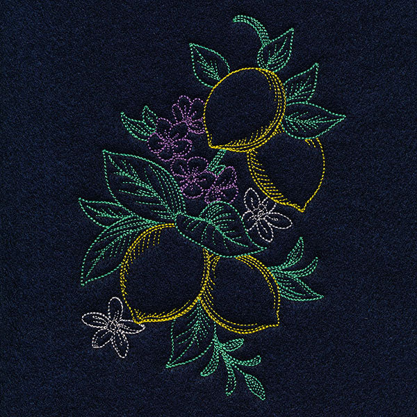 Timeless Summer - Lemons and Phlox (Vintage)