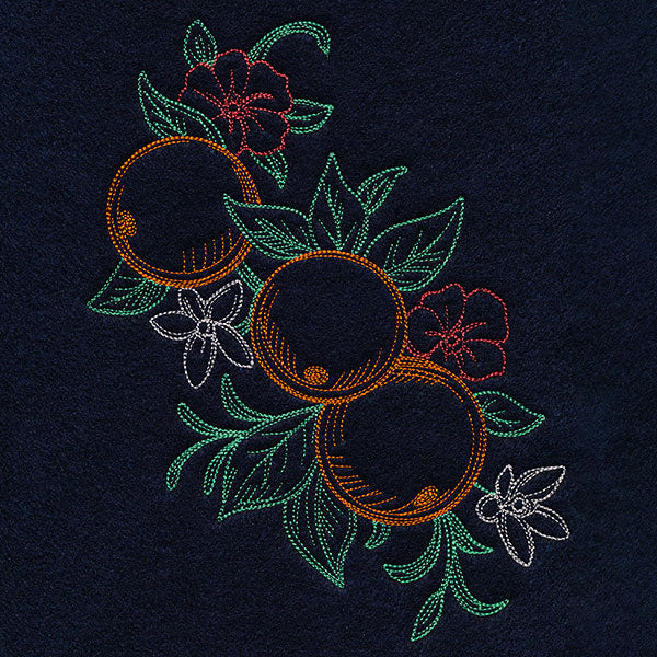 Timeless Summer - Oranges and Petunias (Vintage)