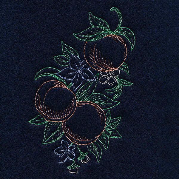 Timeless Summer - Peaches and Balloon Flower (Vintage)