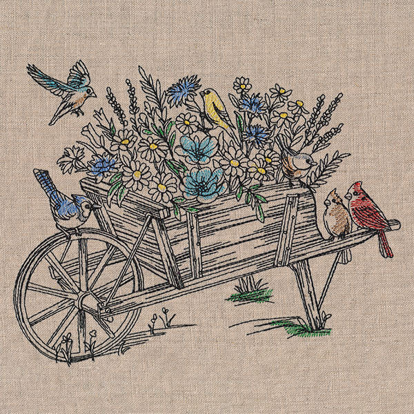 Nature's Charms Wheelbarrow