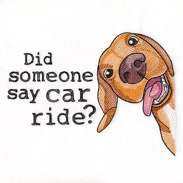 Did Someone Say Car Ride Dog