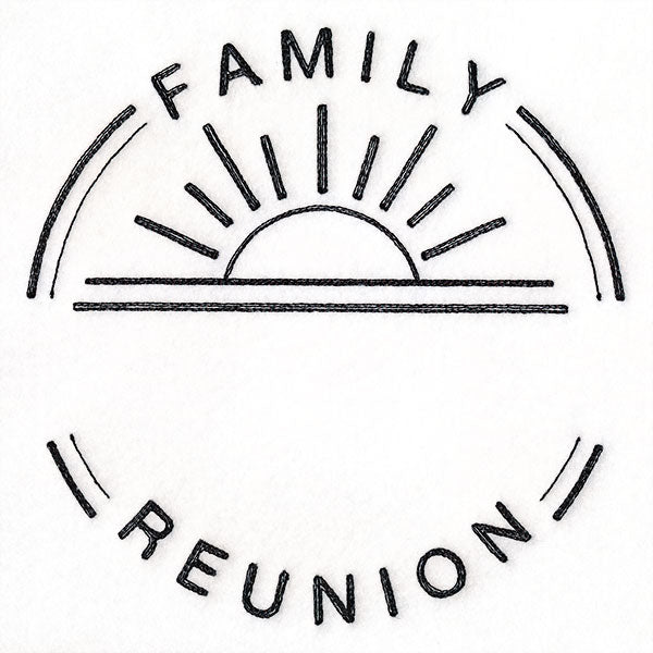 Customizable Family Reunion - Light Stitch