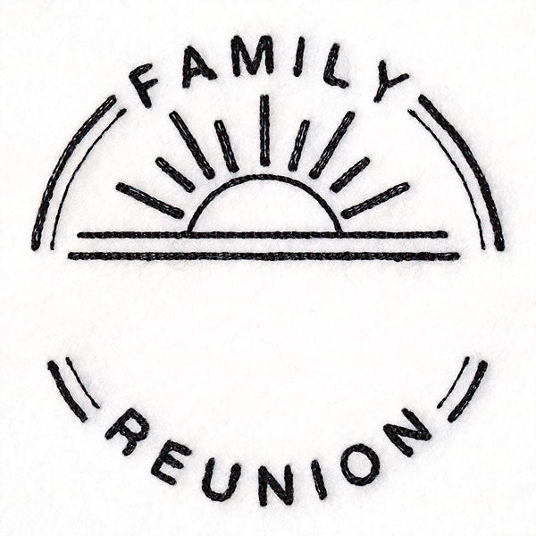 Customizable Family Reunion - Light Stitch