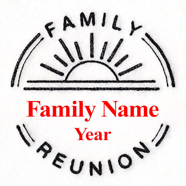 Customizable Family Reunion - Light Stitch