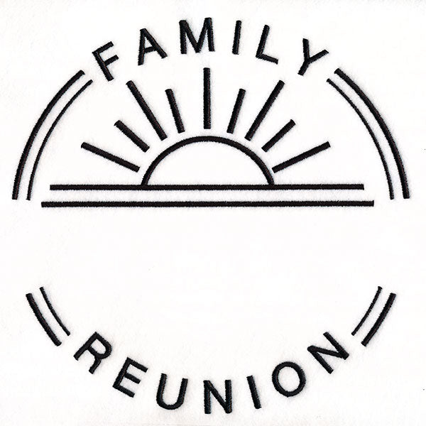 Customizable Family Reunion - Satin Stitch