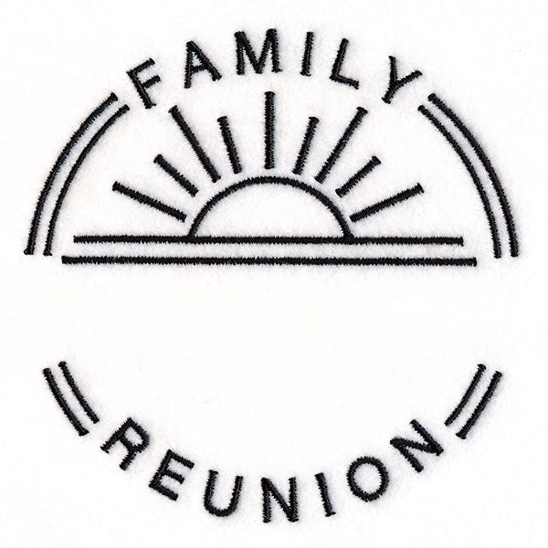 Customizable Family Reunion - Satin Stitch