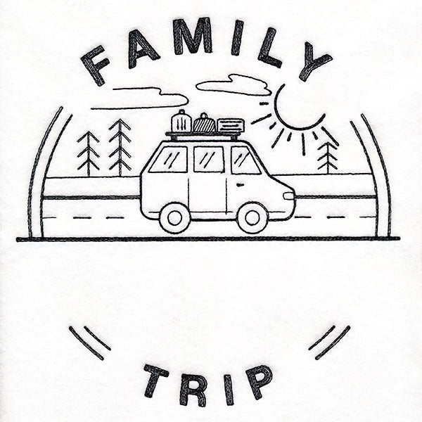 Customizable Family Trip - Light Stitch
