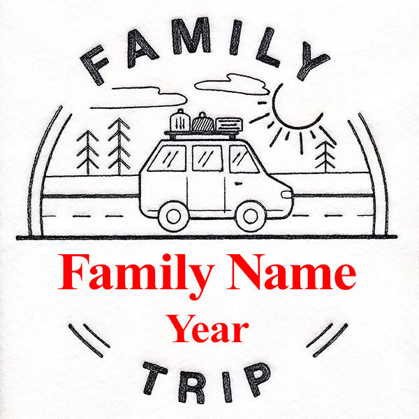 Customizable Family Trip - Light Stitch