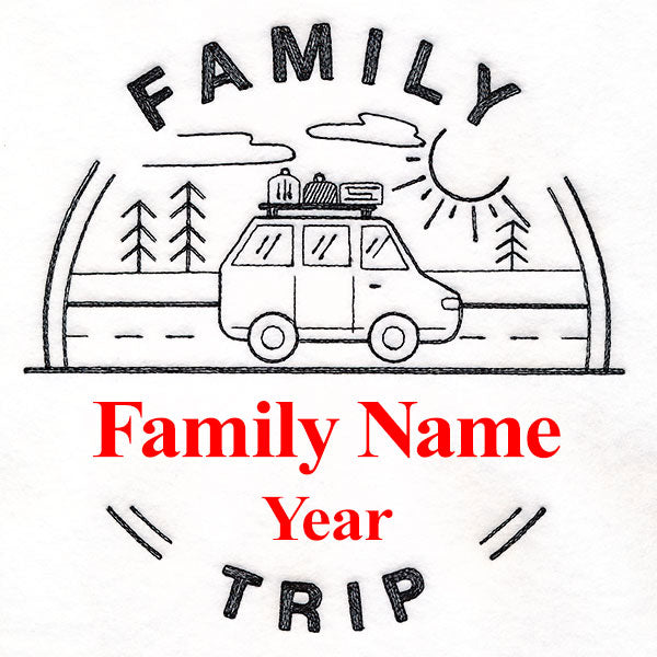 Customizable Family Trip - Light Stitch