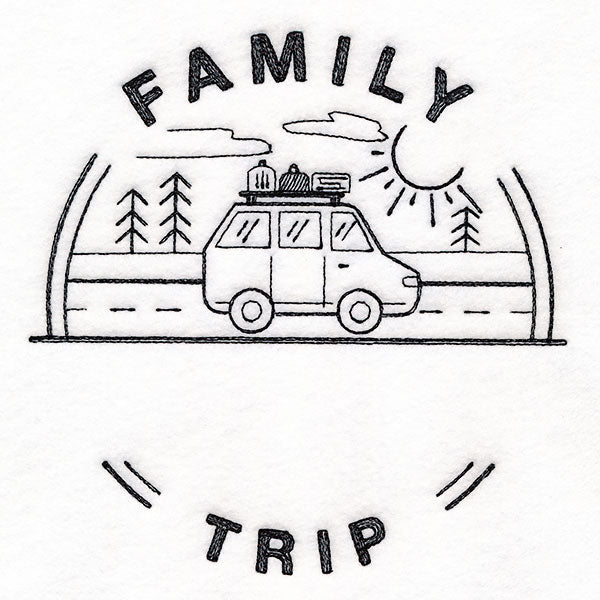 Customizable Family Trip - Light Stitch