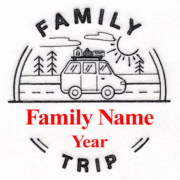 Customizable Family Trip - Light Stitch