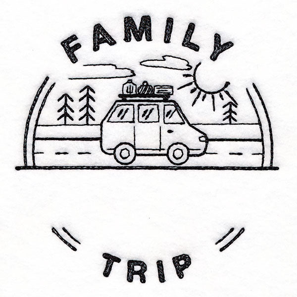Customizable Family Trip - Light Stitch