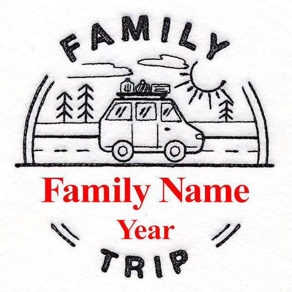 Customizable Family Trip - Light Stitch
