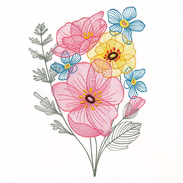 Layers of Texture Flower Bouquet