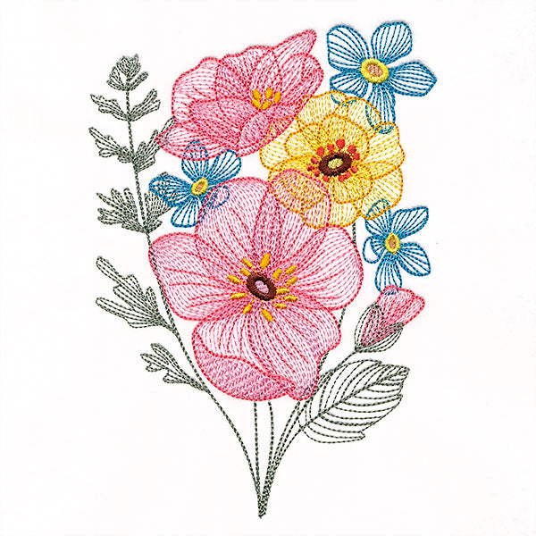 Layers of Texture Flower Bouquet