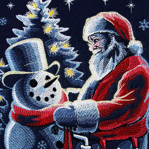 Santa and Snowman Portrait