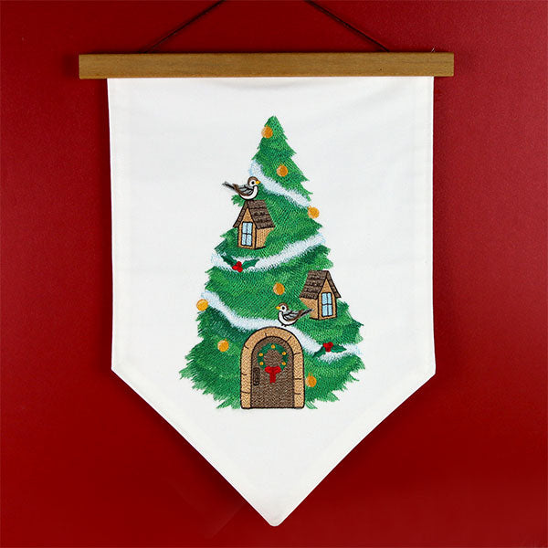 Christmas Evergreen Tree Birdhouse