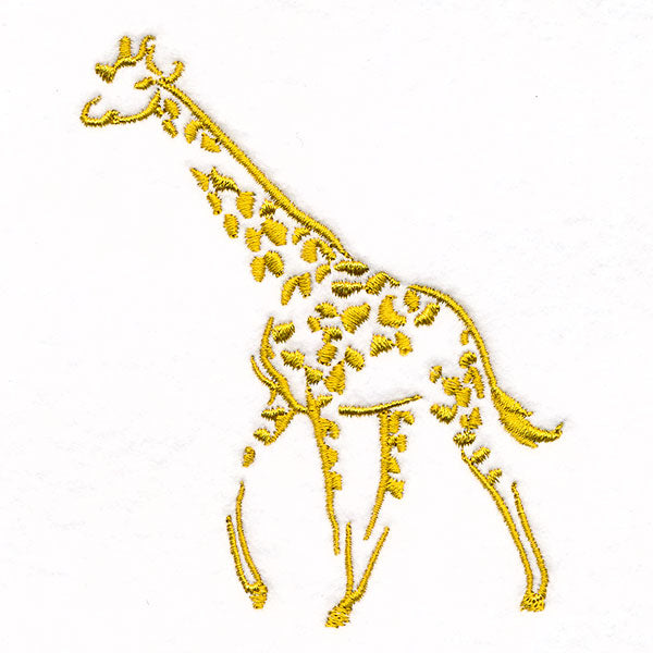Modern Safari Giraffe (Goldwork)