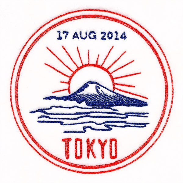 Around the World - Tokyo Stamp