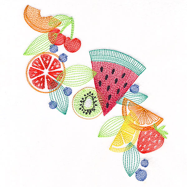 Tumbling Summer Fruit Spray