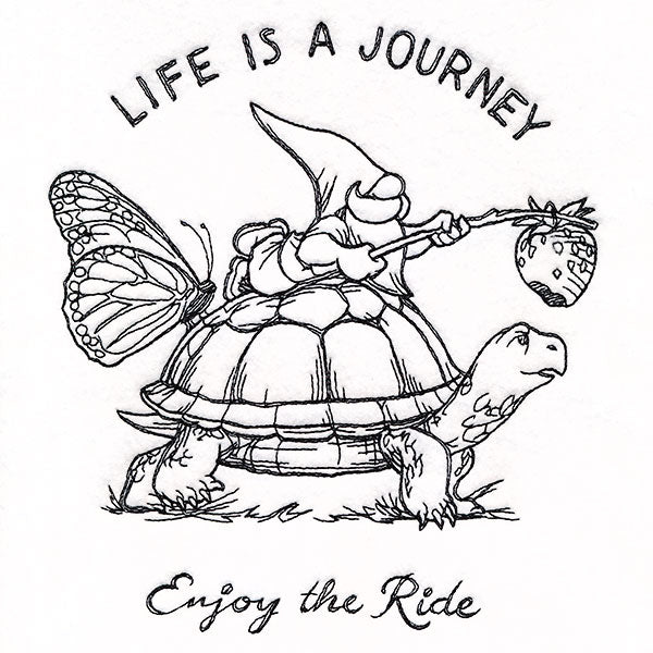 Life is a Journey Gnome & Turtle