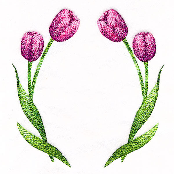 Tulips Wreath