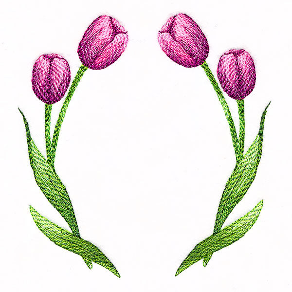 Tulips Wreath