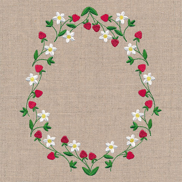 Sweet As Strawberries Wreath