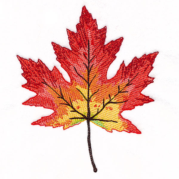 Vibrant Textures Maple Leaf