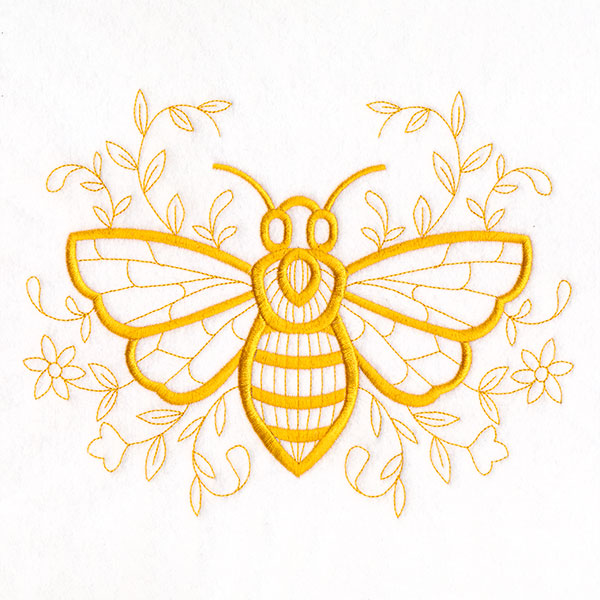 Delicate Doodle Honeybee