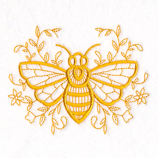Delicate Doodle Honeybee