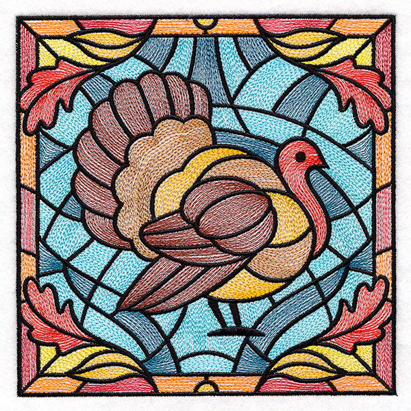 Autumn Accents Stained Glass - Turkey