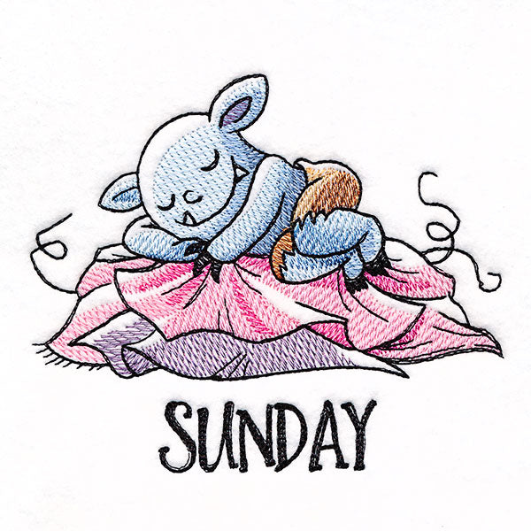 Sleeping Bobblin on Sunday