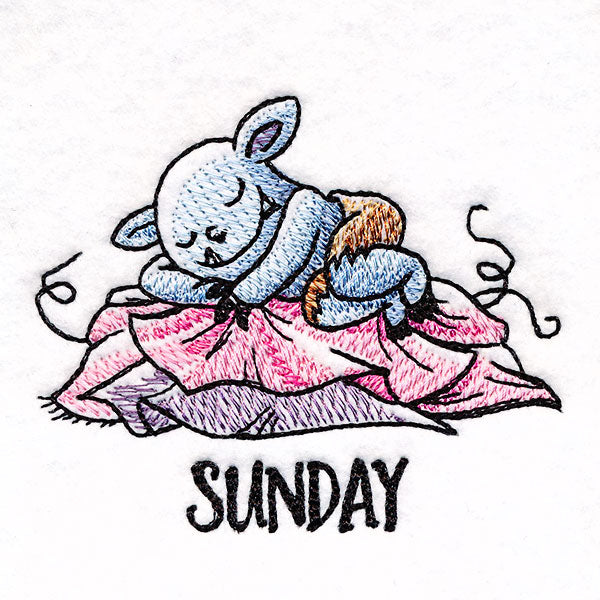 Sleeping Bobblin on Sunday