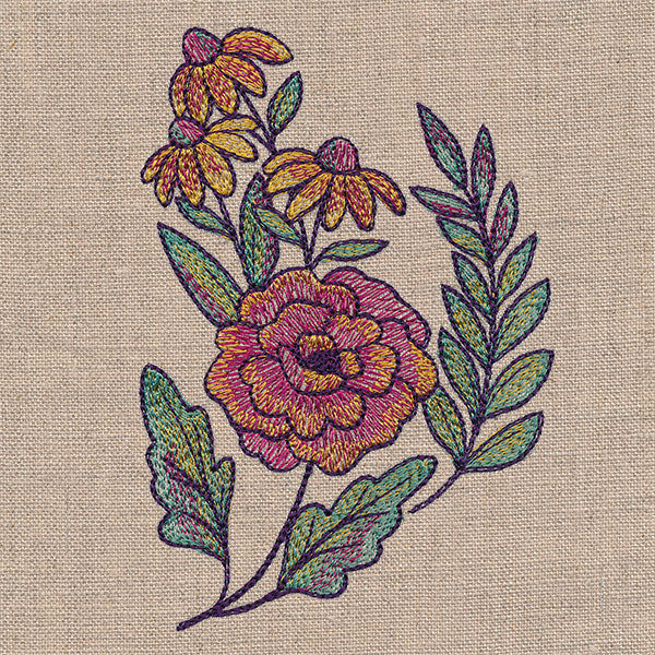 Color Theory Fall Bouquet Accent