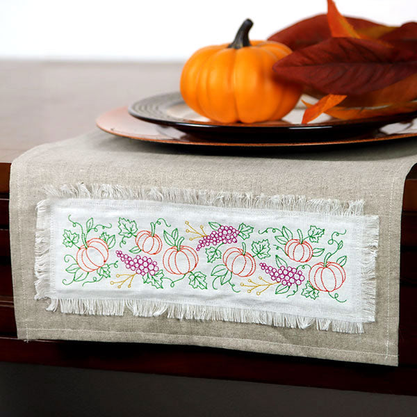 Grapes & Pumpkins Border