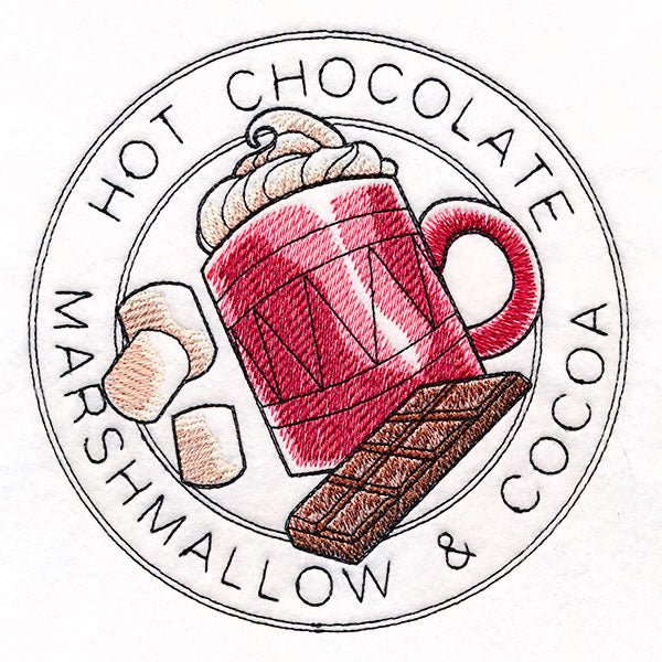 Hot Chocolate & Marshmallows Stamp