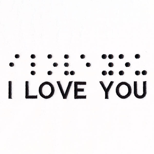 I Love You in Braille