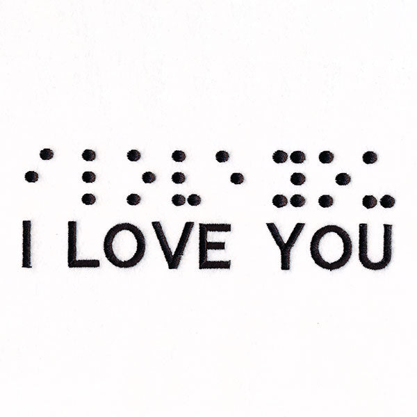 I Love You in Braille