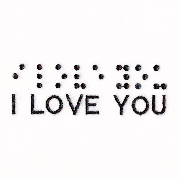 I Love You in Braille