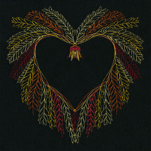 Vibrant Autumn Wheat Wreath