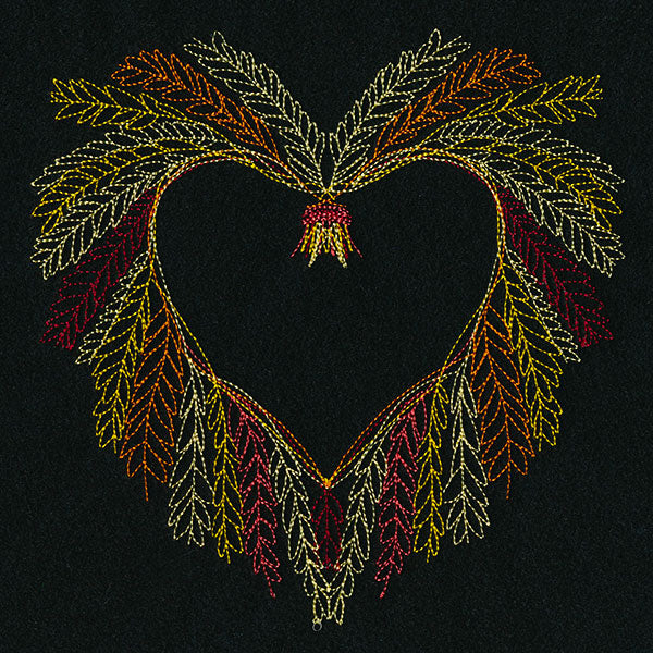 Vibrant Autumn Wheat Wreath