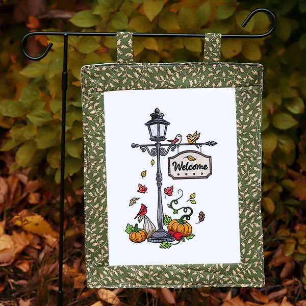 Welcome Autumn Lamppost