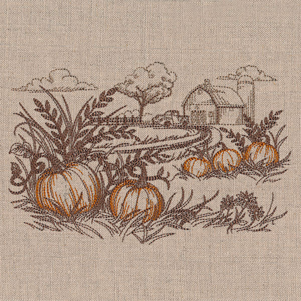 Fall on the Farm Landscape