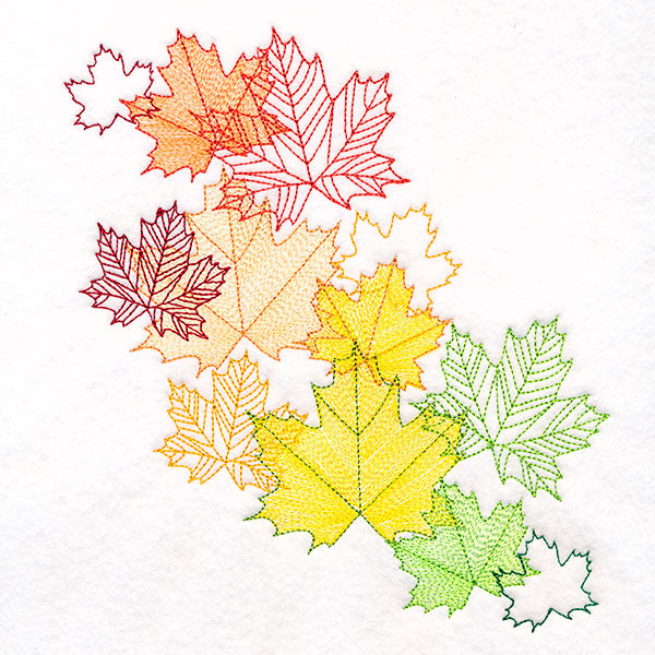 Festive Harvest Maple Leaf Feature