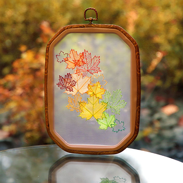 Festive Harvest Maple Leaf Feature